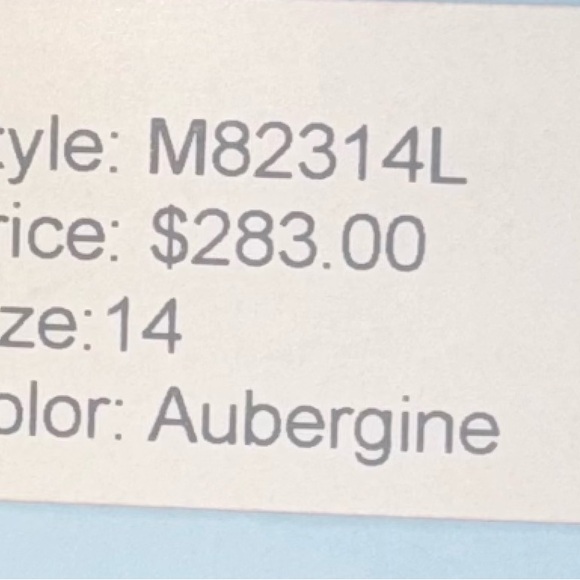 Elegant Purple mother of the bride Dress - Picture 8 of 9